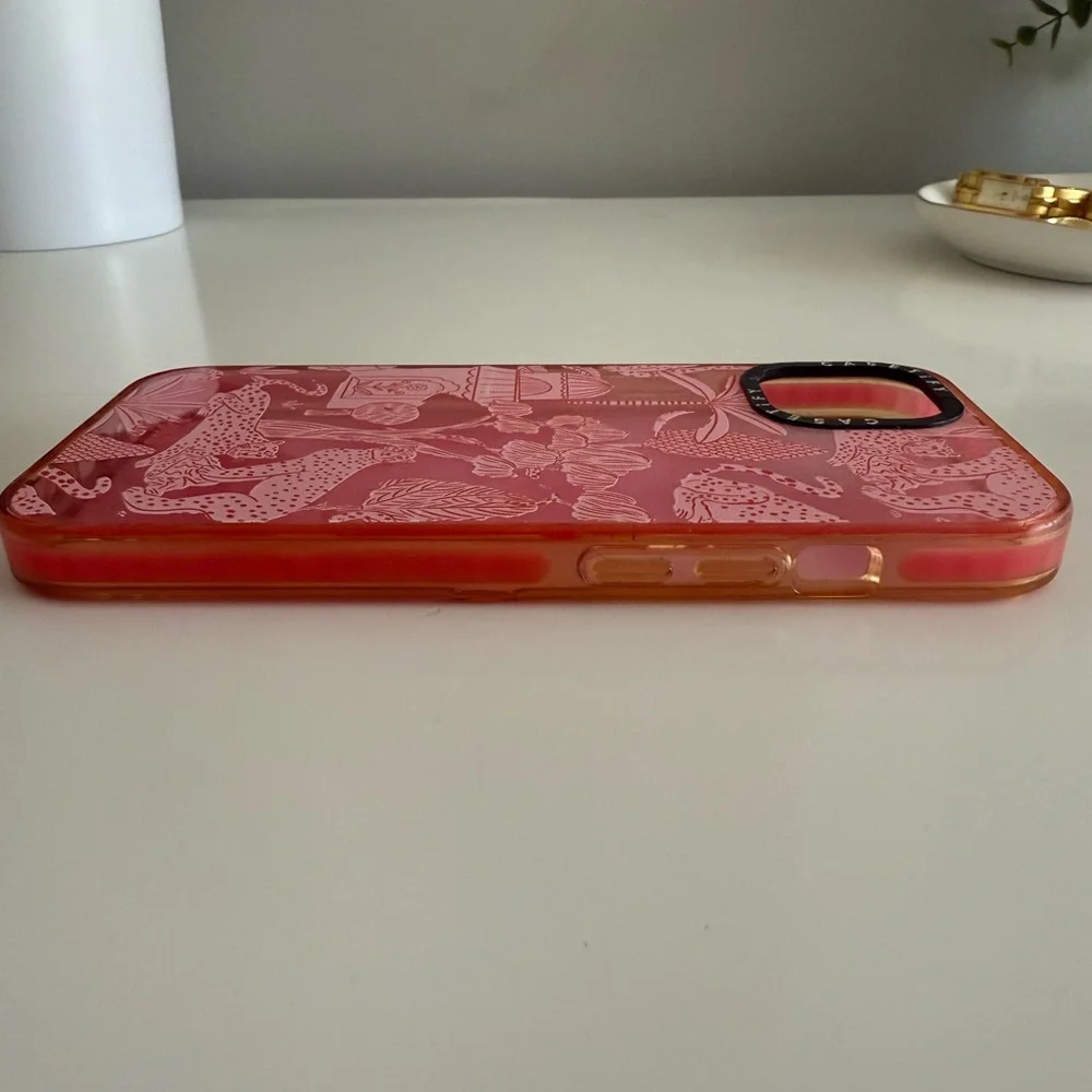 Bodil Jane X Casetify Cheetah Paradise Pink iPhone 13 Impact Phone Case - Picture 6 of 7